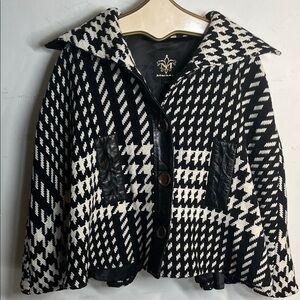 Mackage Houndstooth Print Jacket Size: P/S